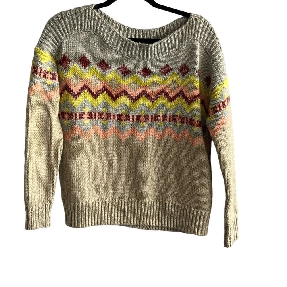Victoria's Secret Cashmere Blend Fair Isle Sweater